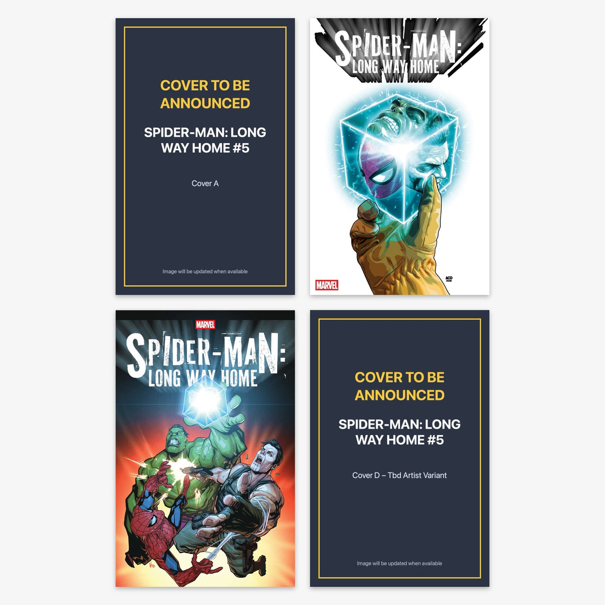 Spider-Man: Long Way Home #5 Bundle – Covers A–D (incl. Ratio Incentives)