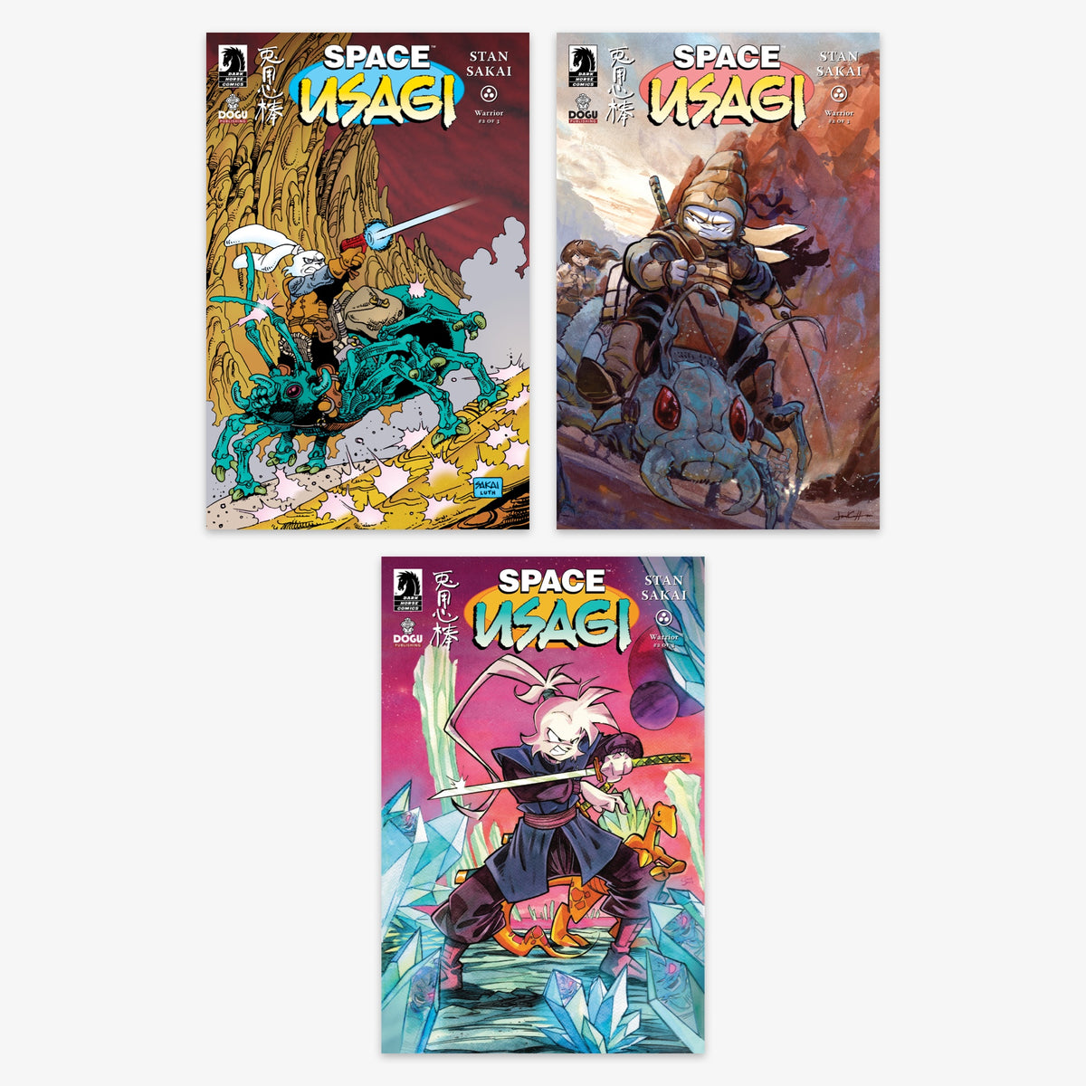 Space Usagi: Warrior #2 Bundle – Covers A–C