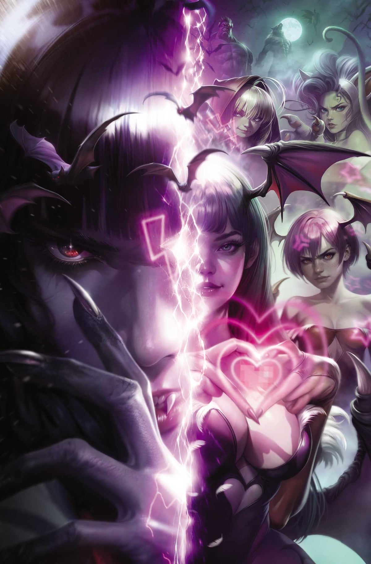 Vampirella vs Darkstalkers Special #1 (ONE SHOT) Cover M – 1:20 Ratio Francesco Mattina Virgin
