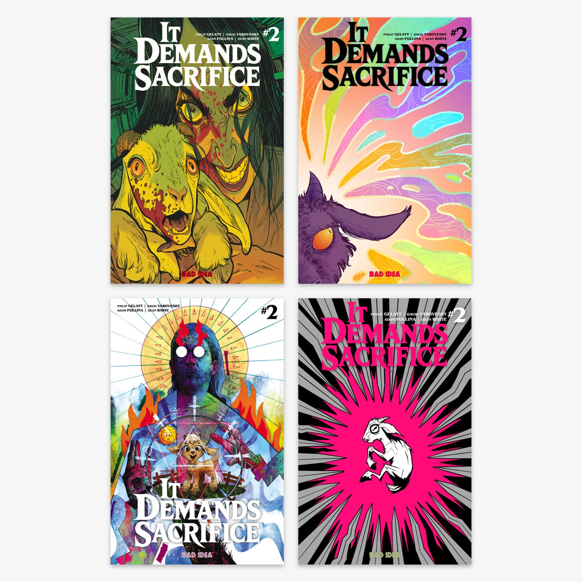 It Demands Sacrifice #2 (of 4) Bundle – Covers A–C, F (No Incentive)