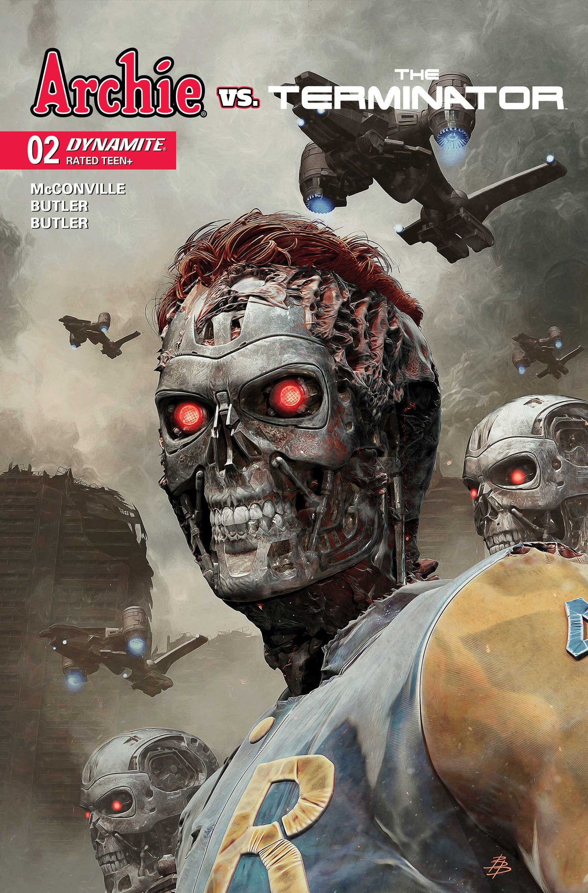Archie vs the Terminator #2 Cover B – Bjorn Barends Variant