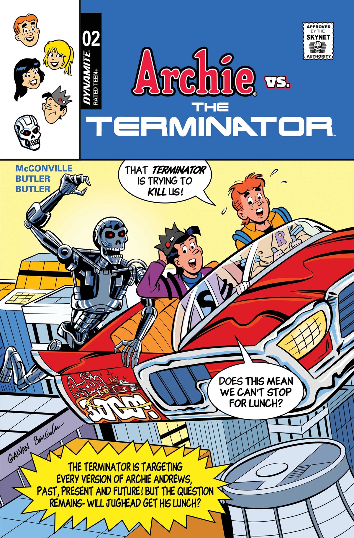 Archie vs the Terminator #2 Cover D – Bill Galvan Variant