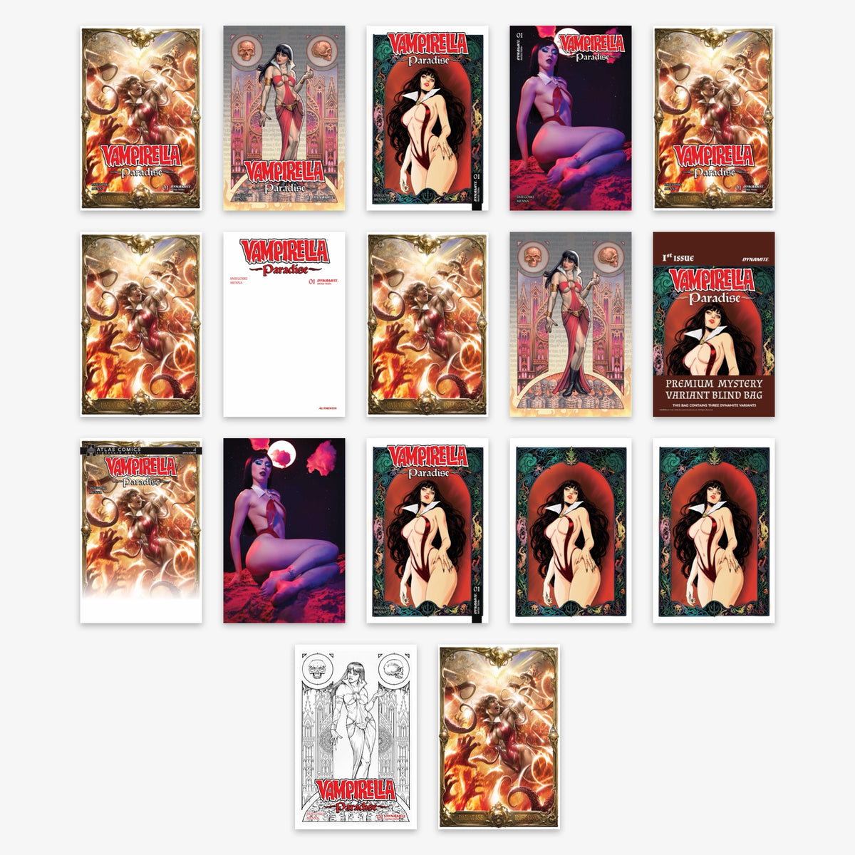 Vampirella Paradise #1 Bundle – Covers A–Q (incl. Ratio Incentives)