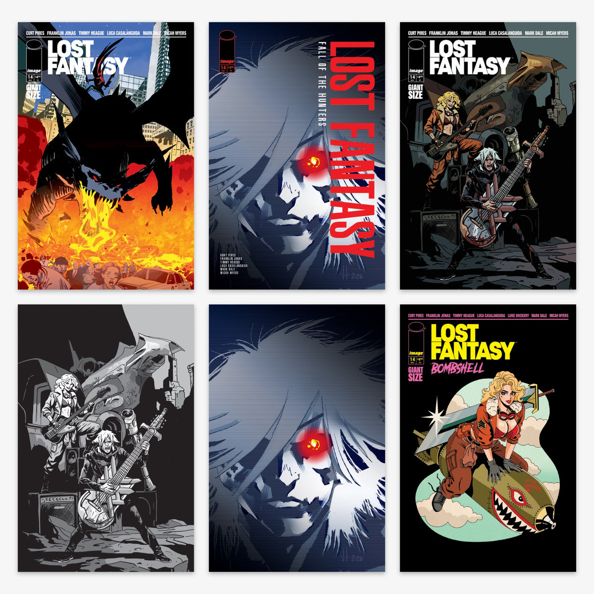 Lost Fantasy #14 Bundle – Covers A–F (incl. Ratio Incentives)