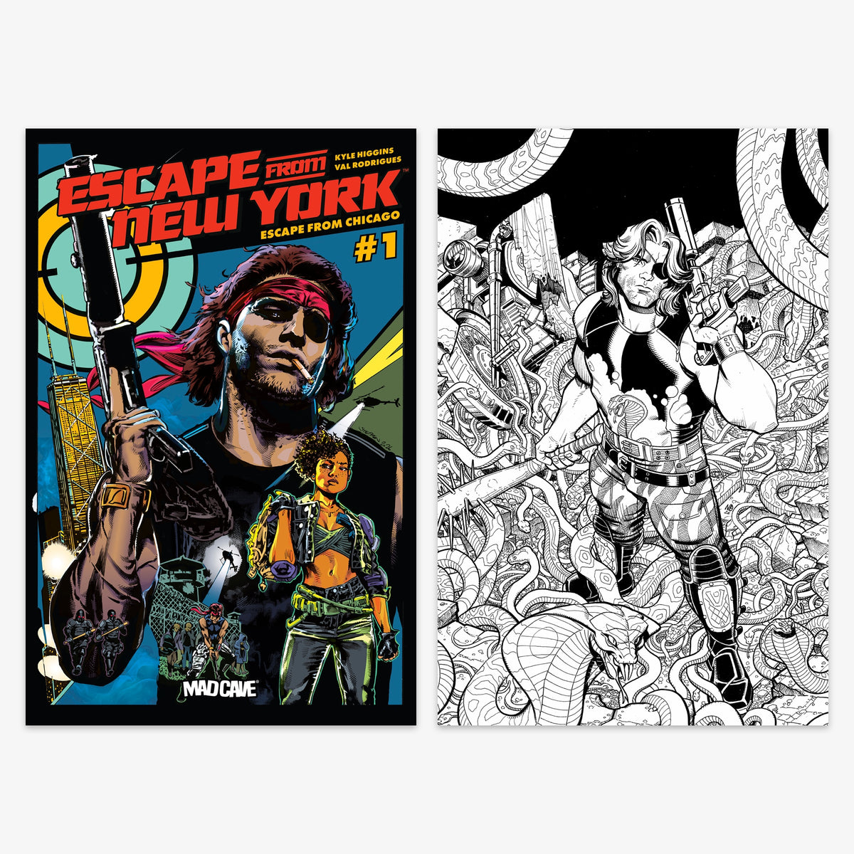 Escape From New York Escape From Chicago #1 2ND PTG Bundle – Covers A & B