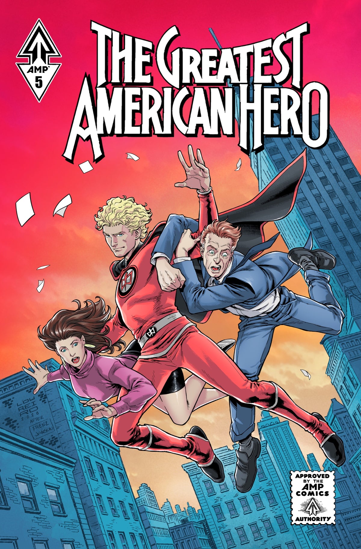 Greatest American Hero #5 (of 5) Cover C – Rafael Loureiro Variant