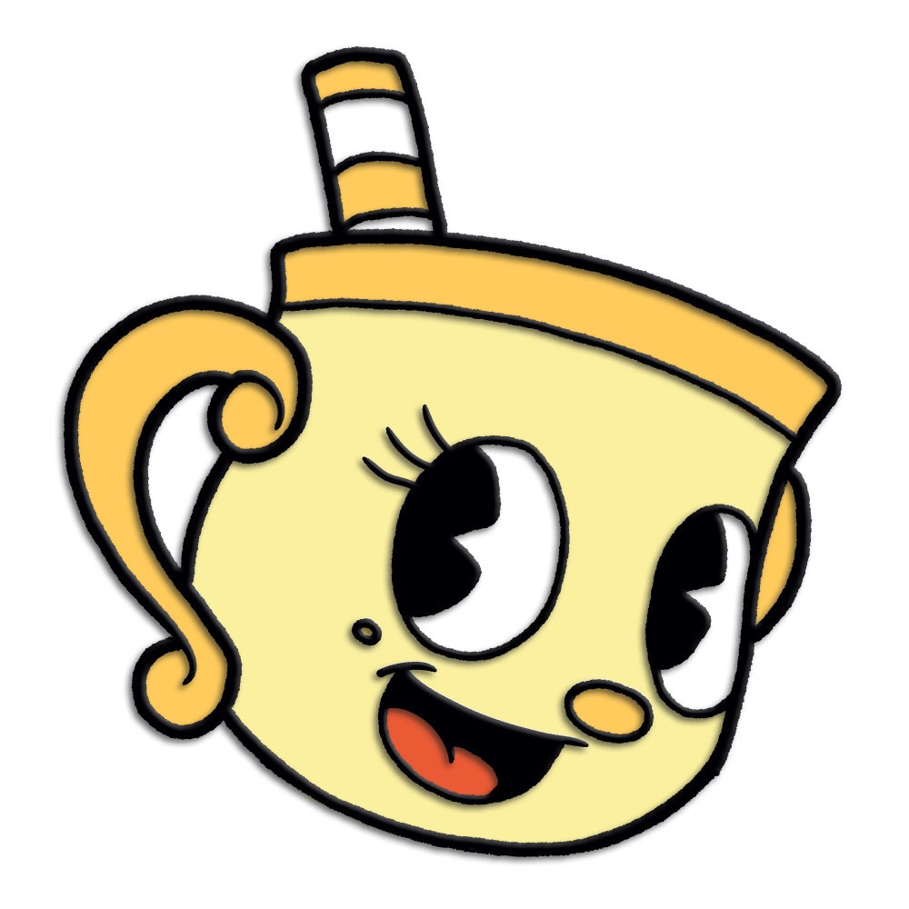 Cuphead Ms Chalice Enamel Pin Badge Default Title