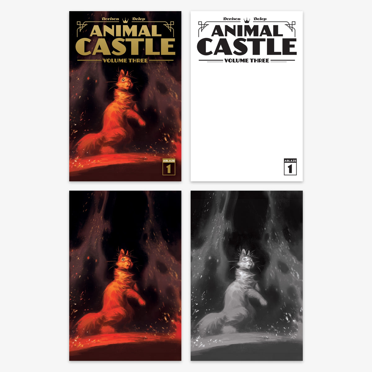 Animal Castle Vol 3 #1 (of 3) Bundle – Covers A–D (incl. Ratio Incentives)