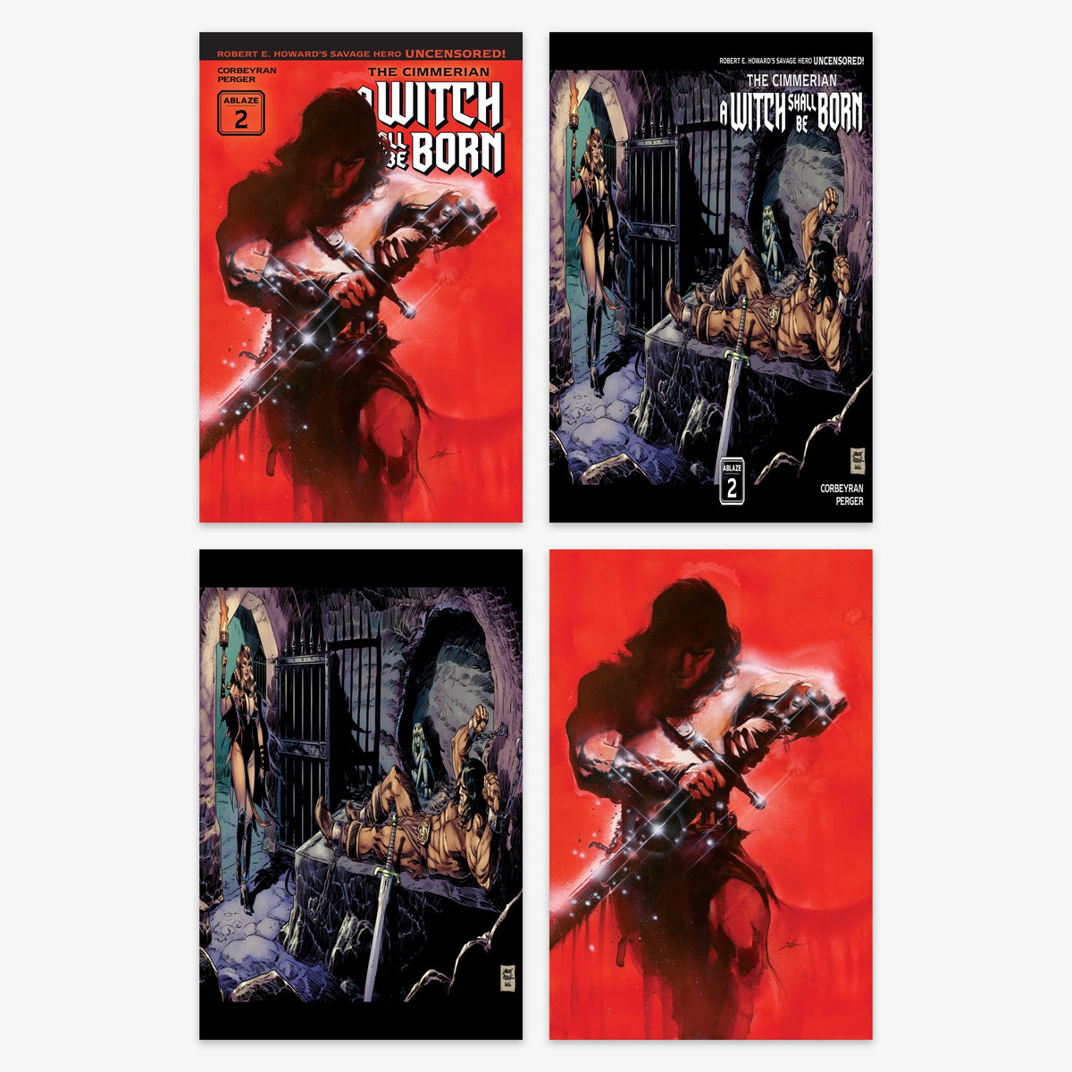 Cimmerian a Witch Shall Be Born #2 (of 3) Bundle – Covers A–D (incl. Ratio Incentives)