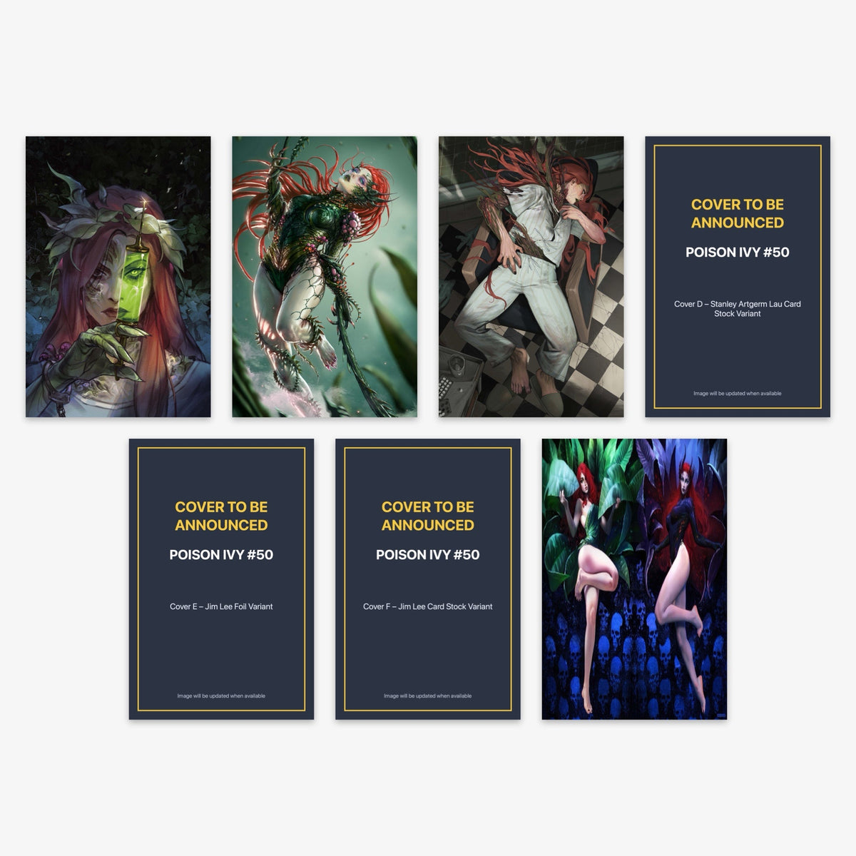 Poison Ivy #50 Bundle – Covers A–G (includes cover to be announced)