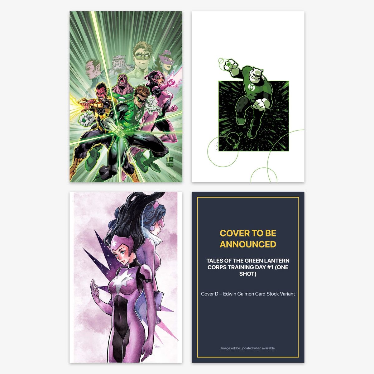 Tales of the Green Lantern Corps Training Day #1 (ONE SHOT) Bundle – Covers A–D (includes cover to be announced)
