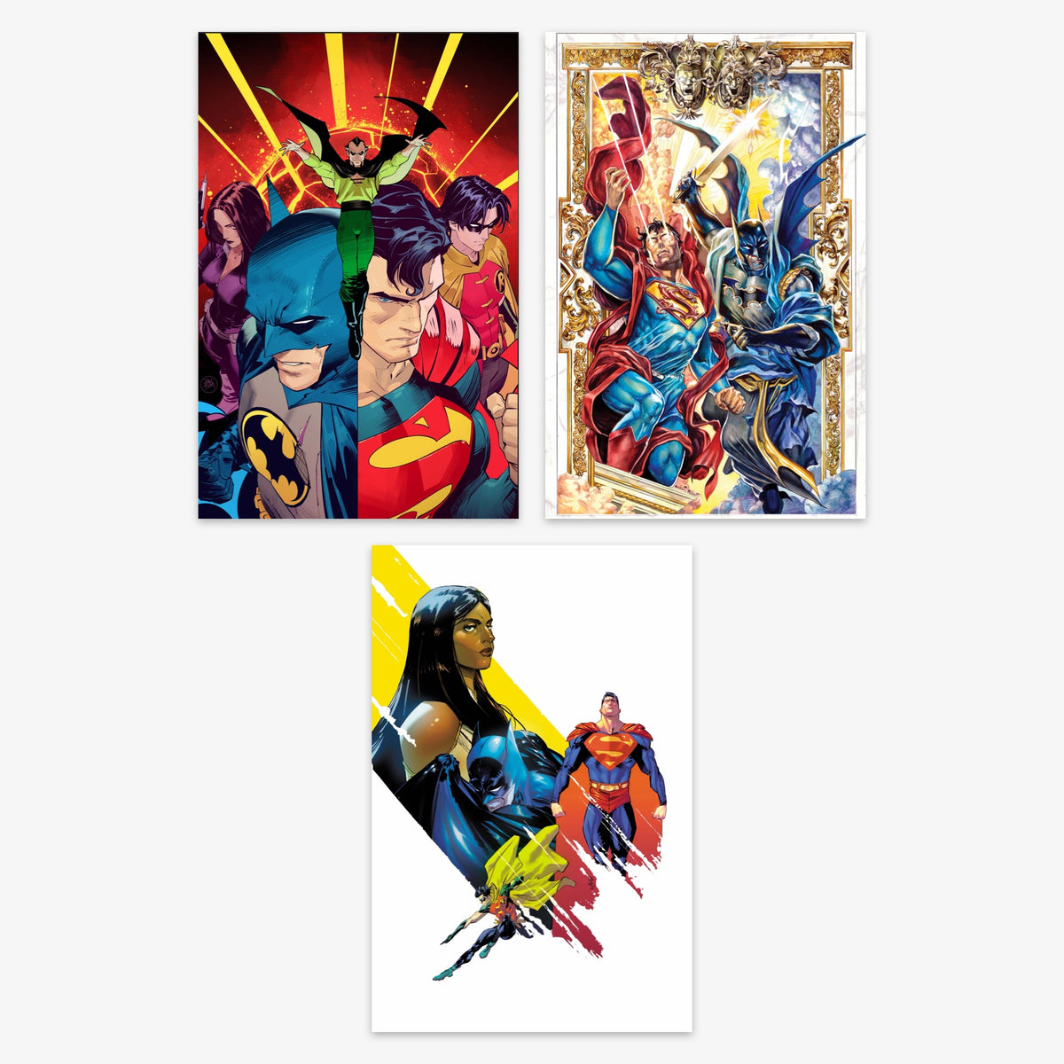 Batman Superman Worlds Finest #58 Bundle – Covers A–C