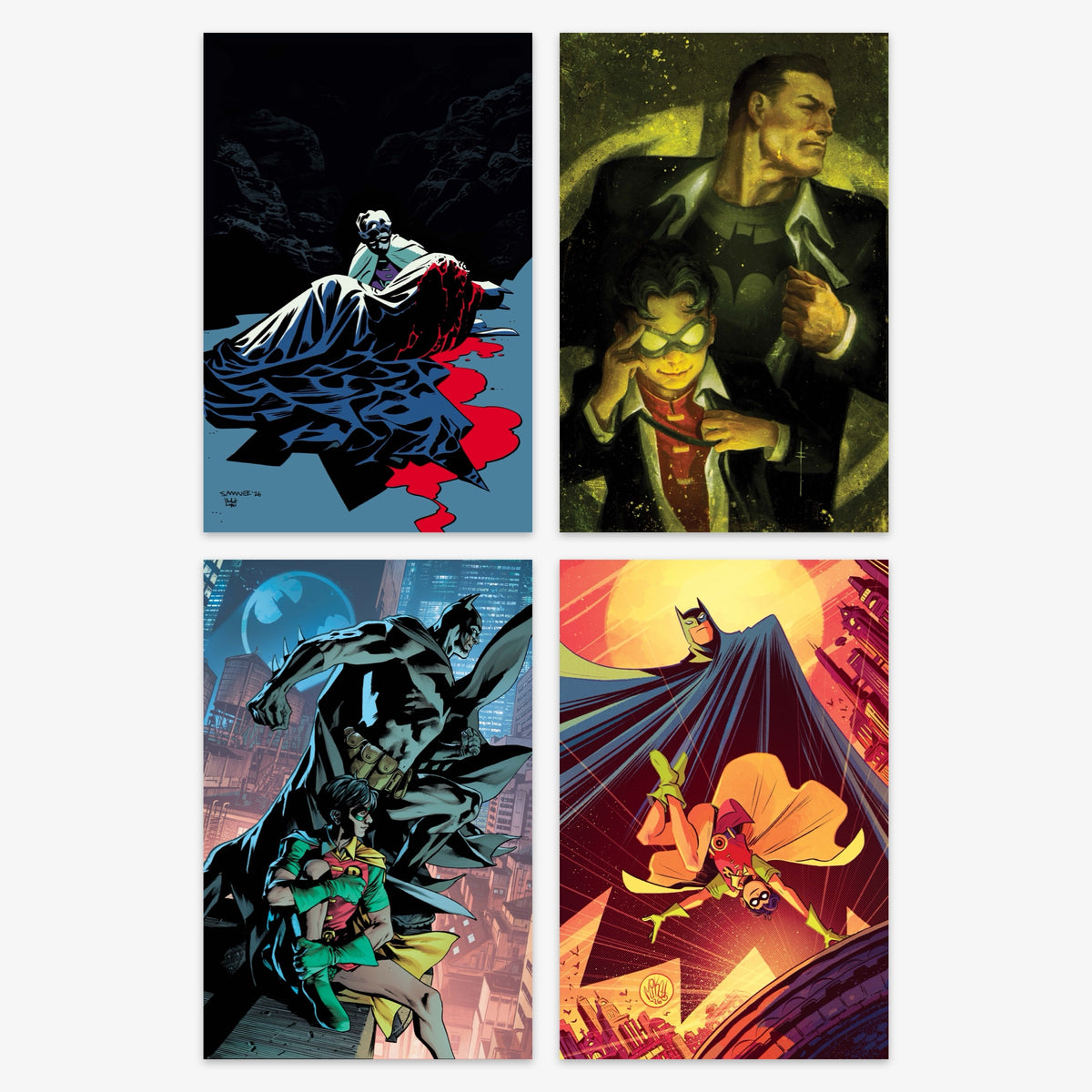 Batman & Robin Year One Dynamic Duos #5 (of 12) Bundle – Covers A–D