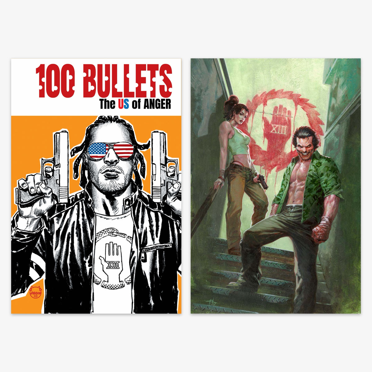 100 Bullets the Us of Anger #6 (of 8) Bundle – Covers A & B