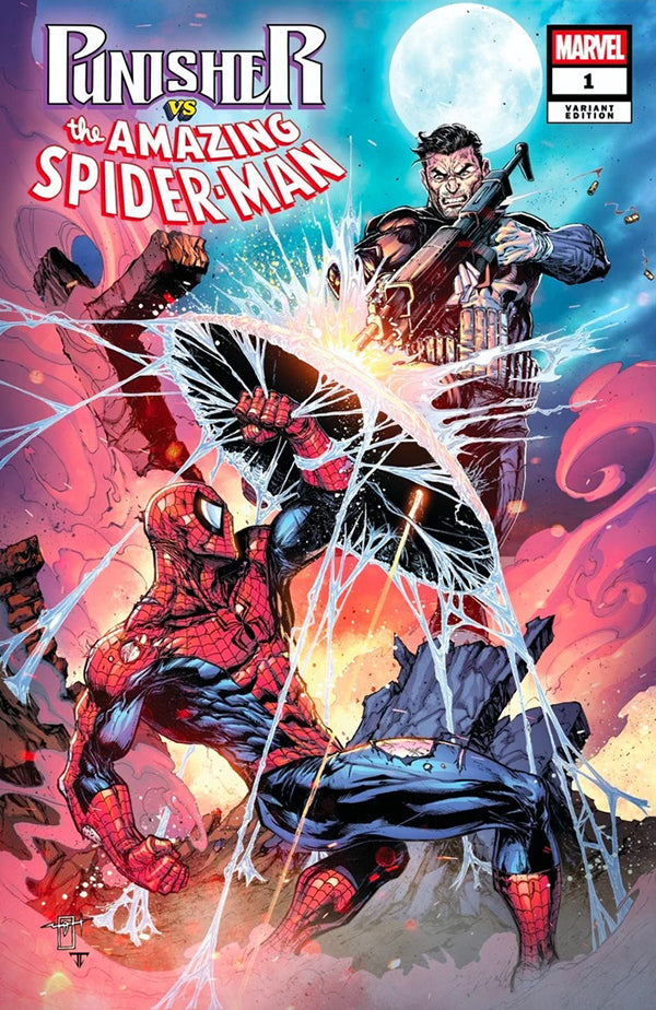 Df Punisher vs Spiderman #1 JONATHAN URIBE COMICXPOSURE EXCLUSIVE Default Title