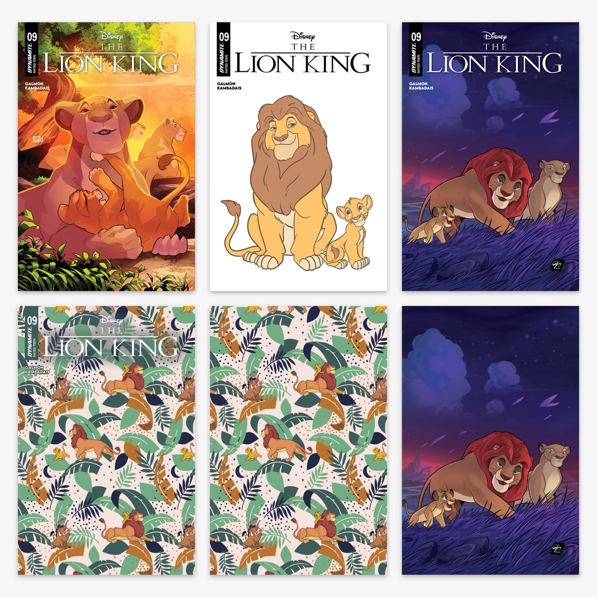 Lion King #9 Bundle – Covers A–F (incl. Ratio Incentives)