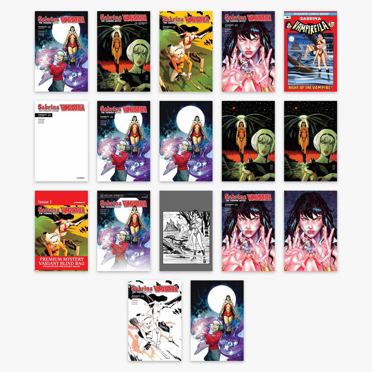 Sabrina the Teenage Witch Vampirella #1 Bundle – Covers A–Q (incl. Ratio Incentives)