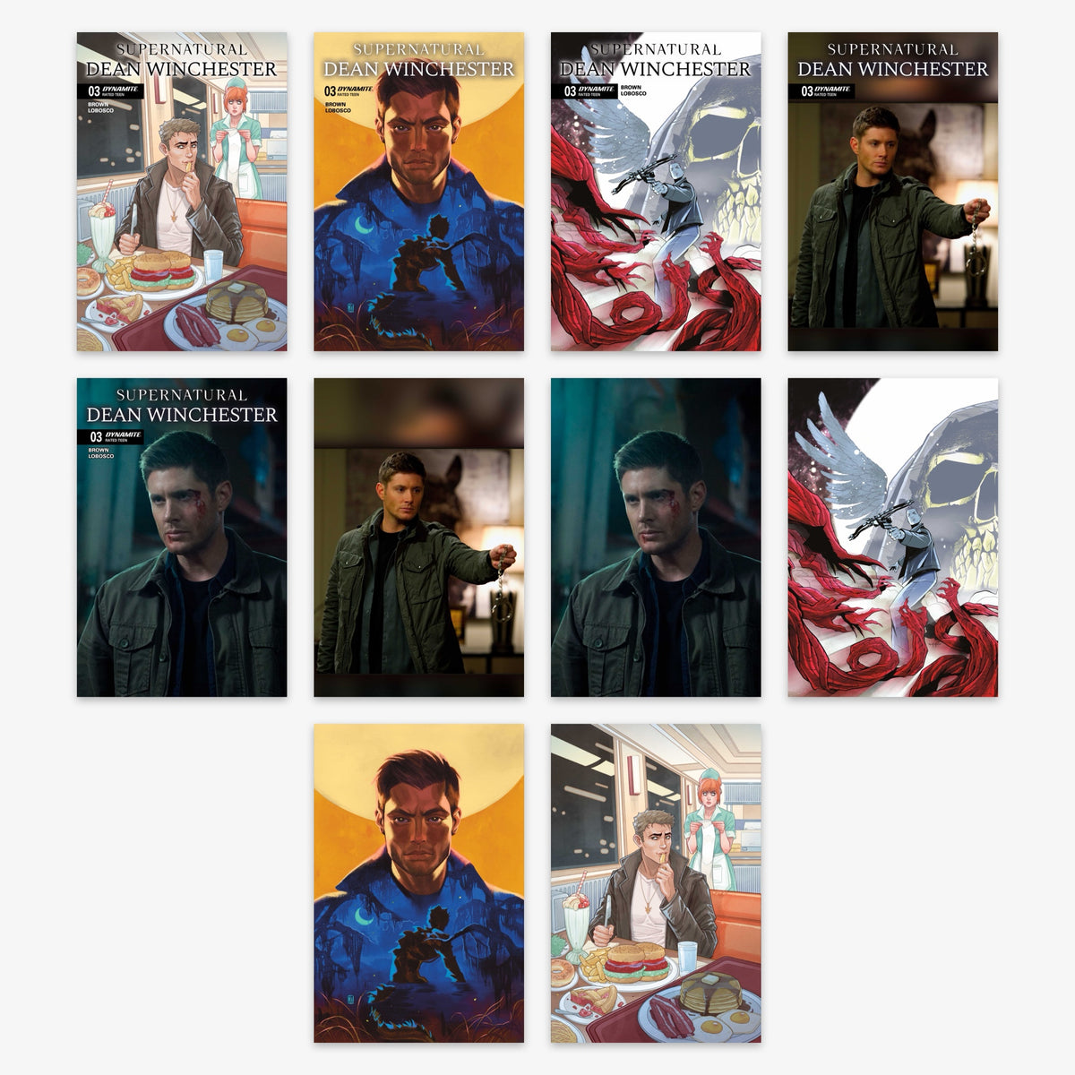 Supernatural Dean Winchester #3 Bundle – Covers A–J (incl. Ratio Incentives)