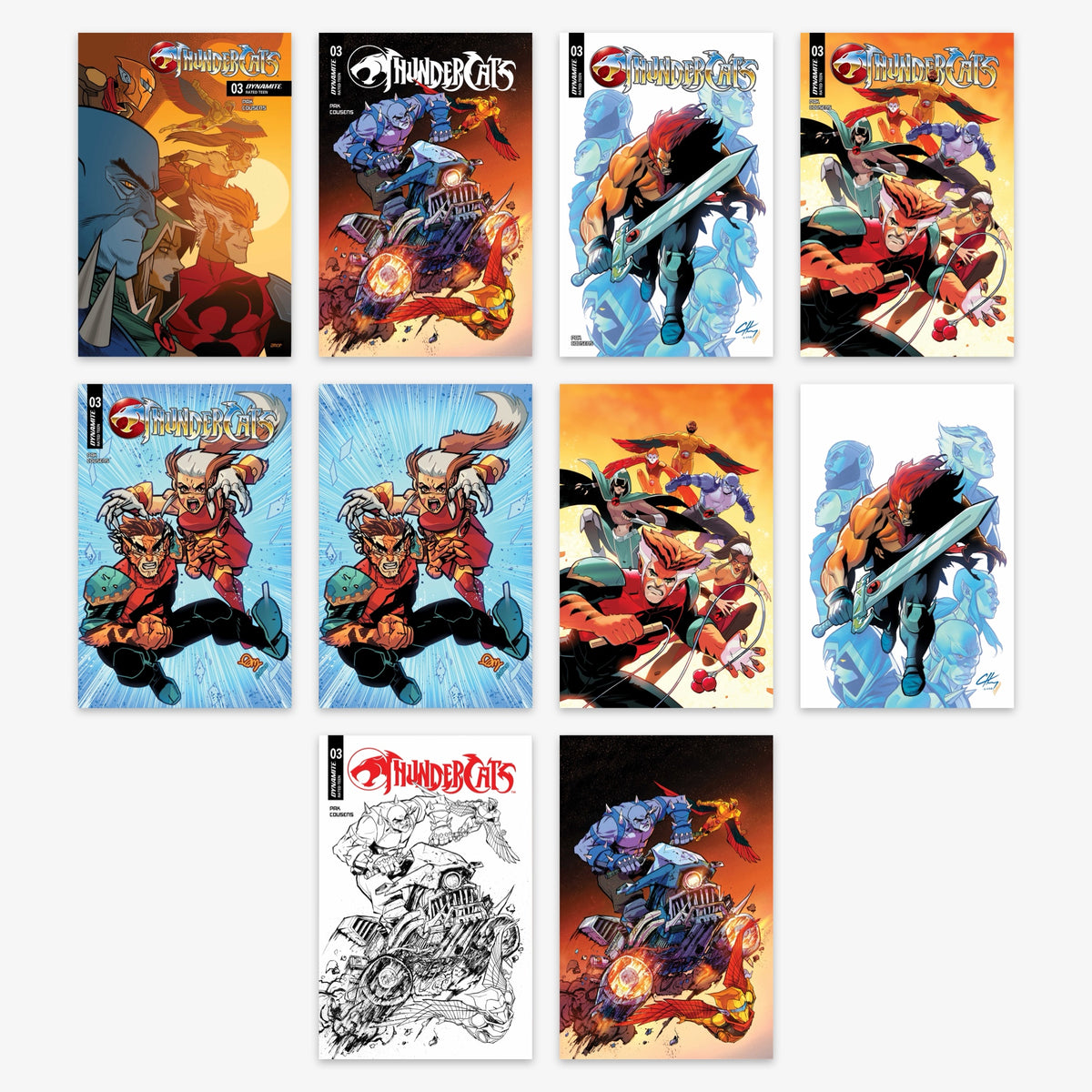 Thundercats (2026) #3 Bundle – Covers A–J (incl. Ratio Incentives)