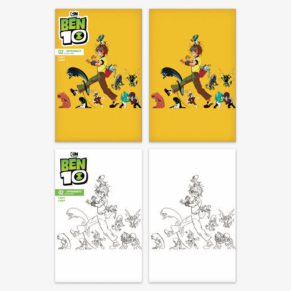 Ben 10 #2 Bundle – Covers ZG, ZH, ZI & ZJ