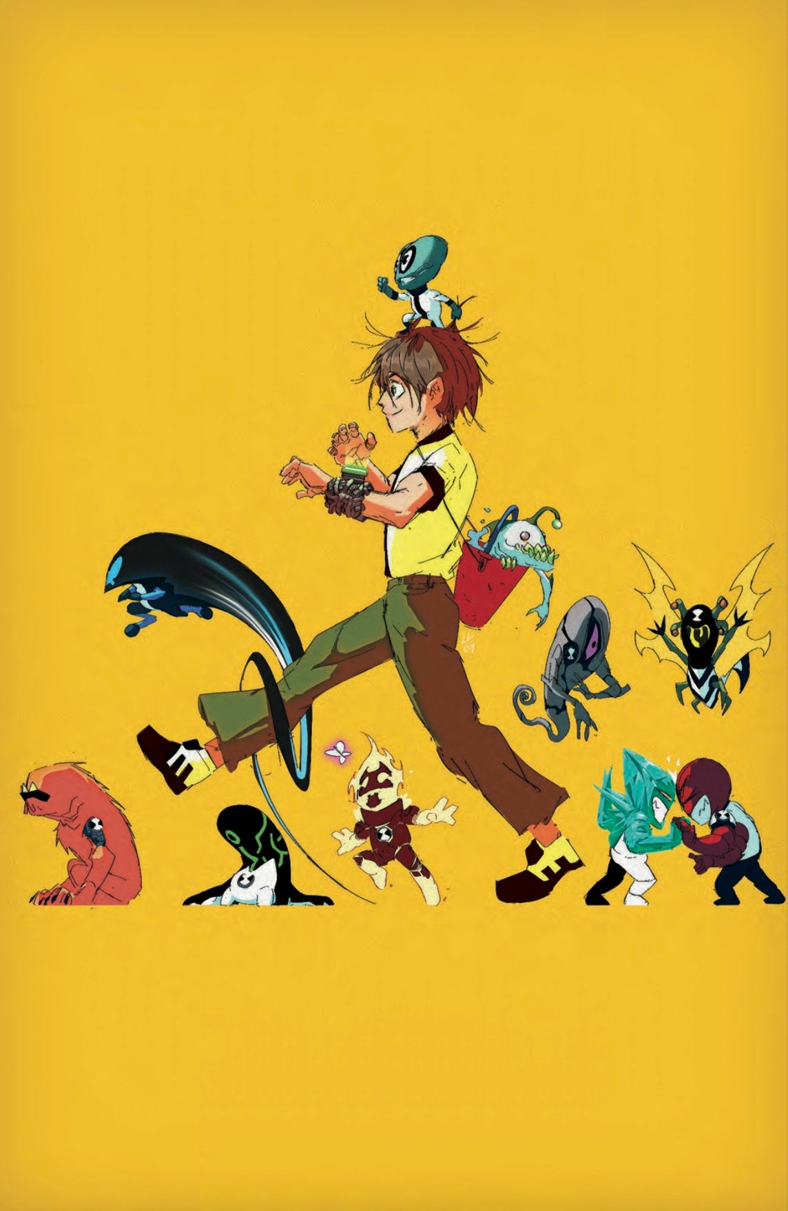 Ben 10 #2 Cover ZH – Dynamite Com Lucas Lee Garza Virgin