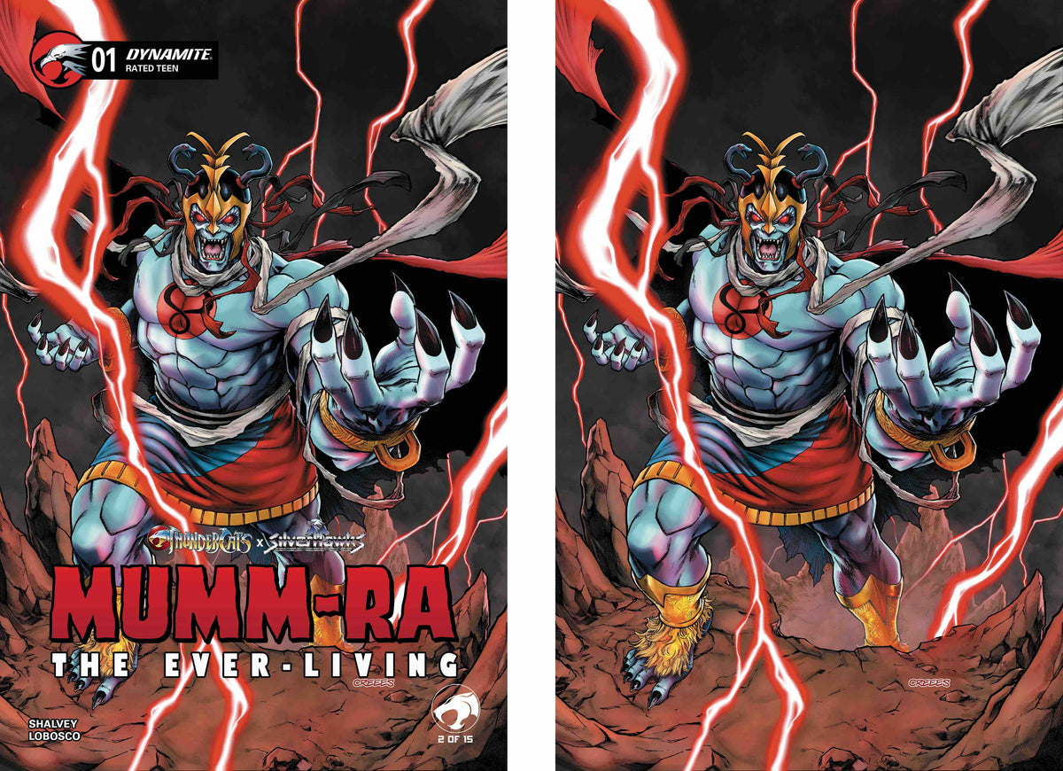Mumm Ra the Ever Living #1 COVERS ZF & ZG DYNAMITE COM CREEES LEE (BUNDLE OF 2) Default Title