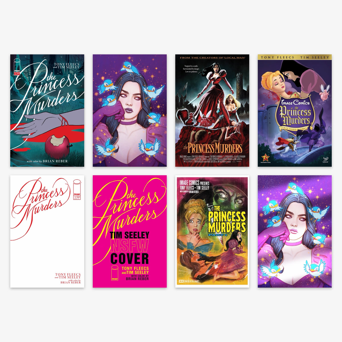 Princess Murders #1 Bundle – Covers A–H (incl. Ratio Incentives)