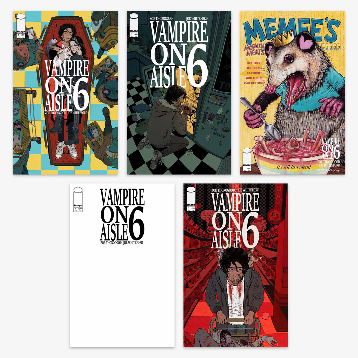 Vampire on Aisle 6 #1 (of 3) Bundle – Covers A–E (incl. Ratio Incentives)