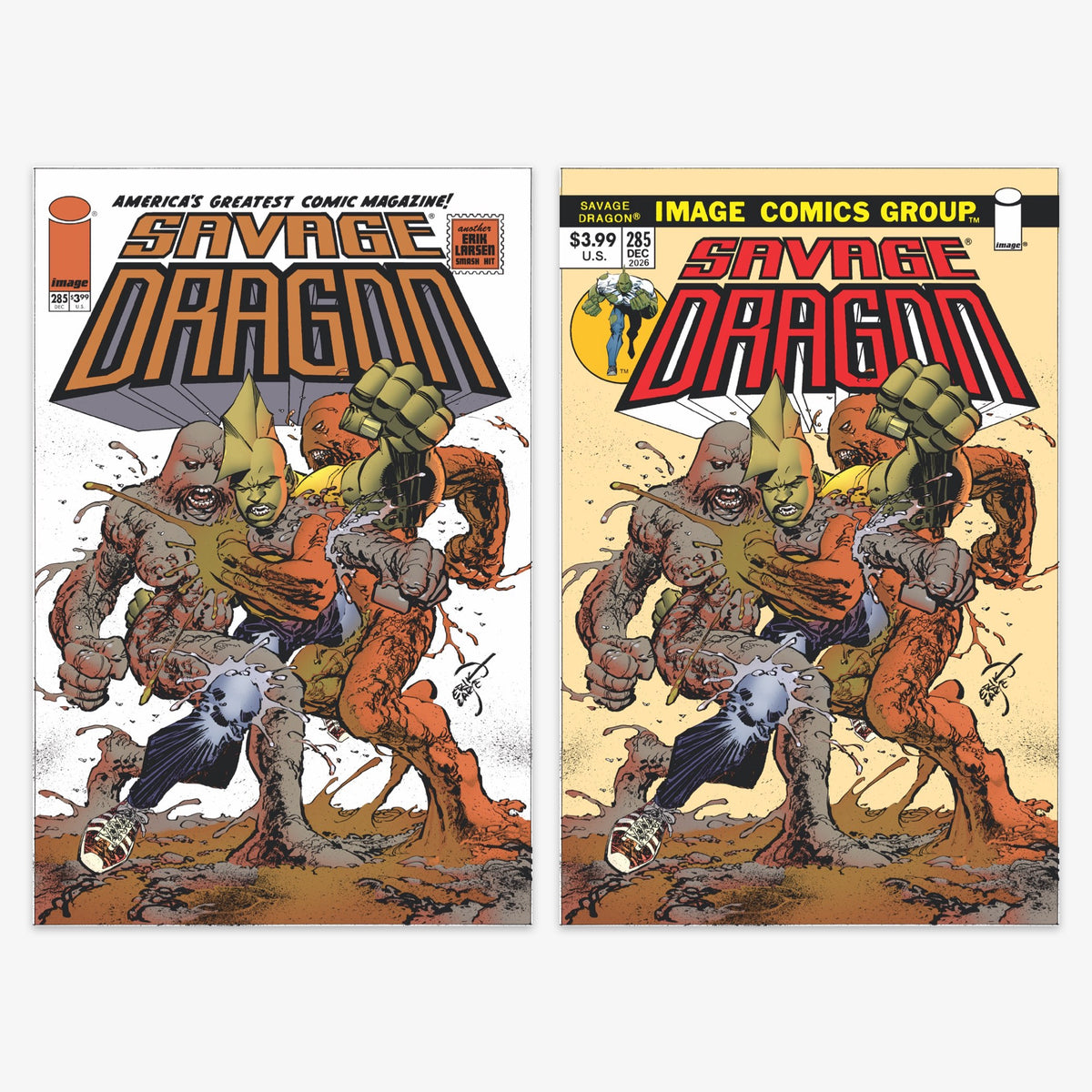 Savage Dragon #285 Bundle – Covers A & B