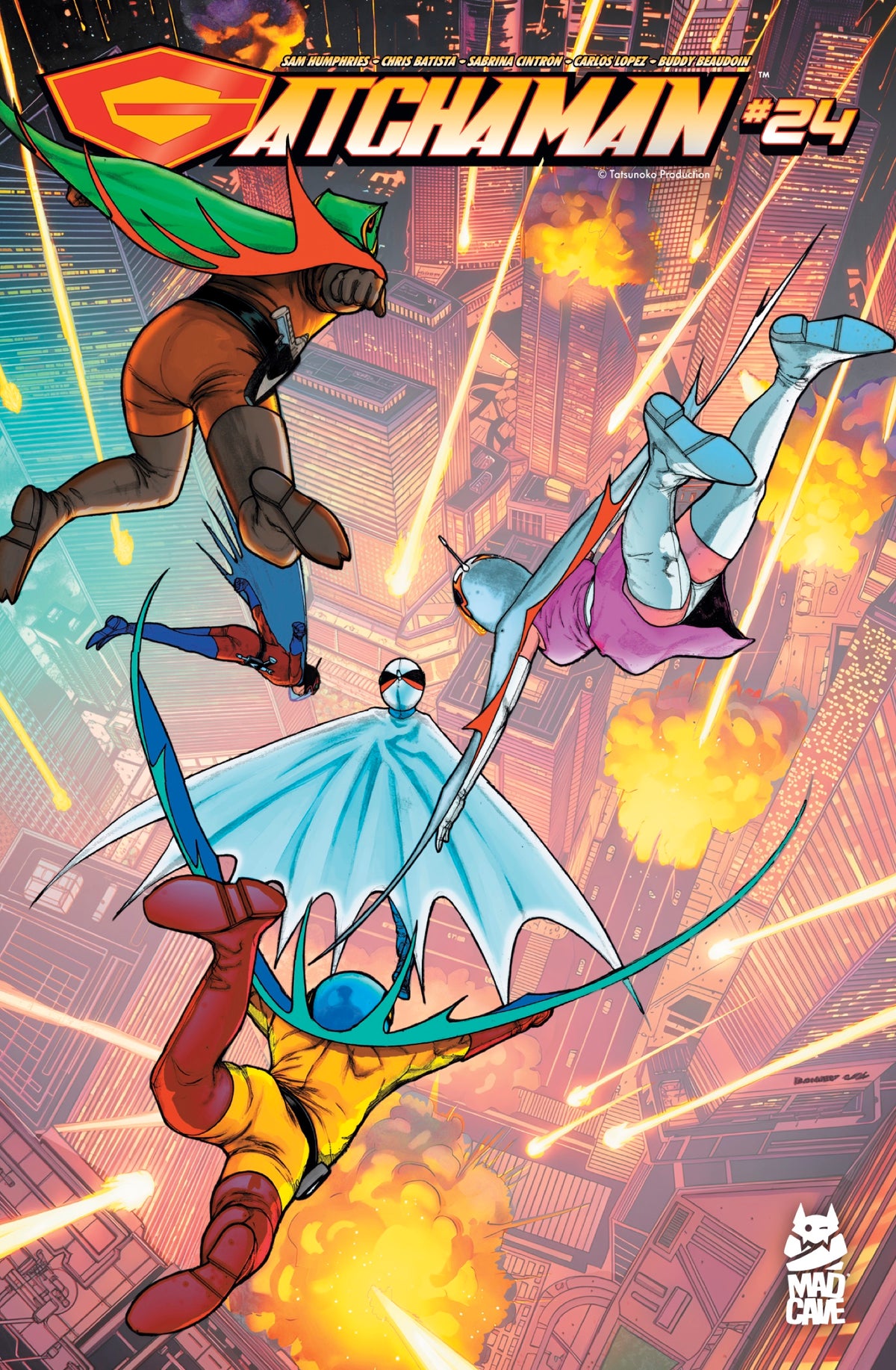 Gatchaman #24 Cover B – Alex Sanchez Variant