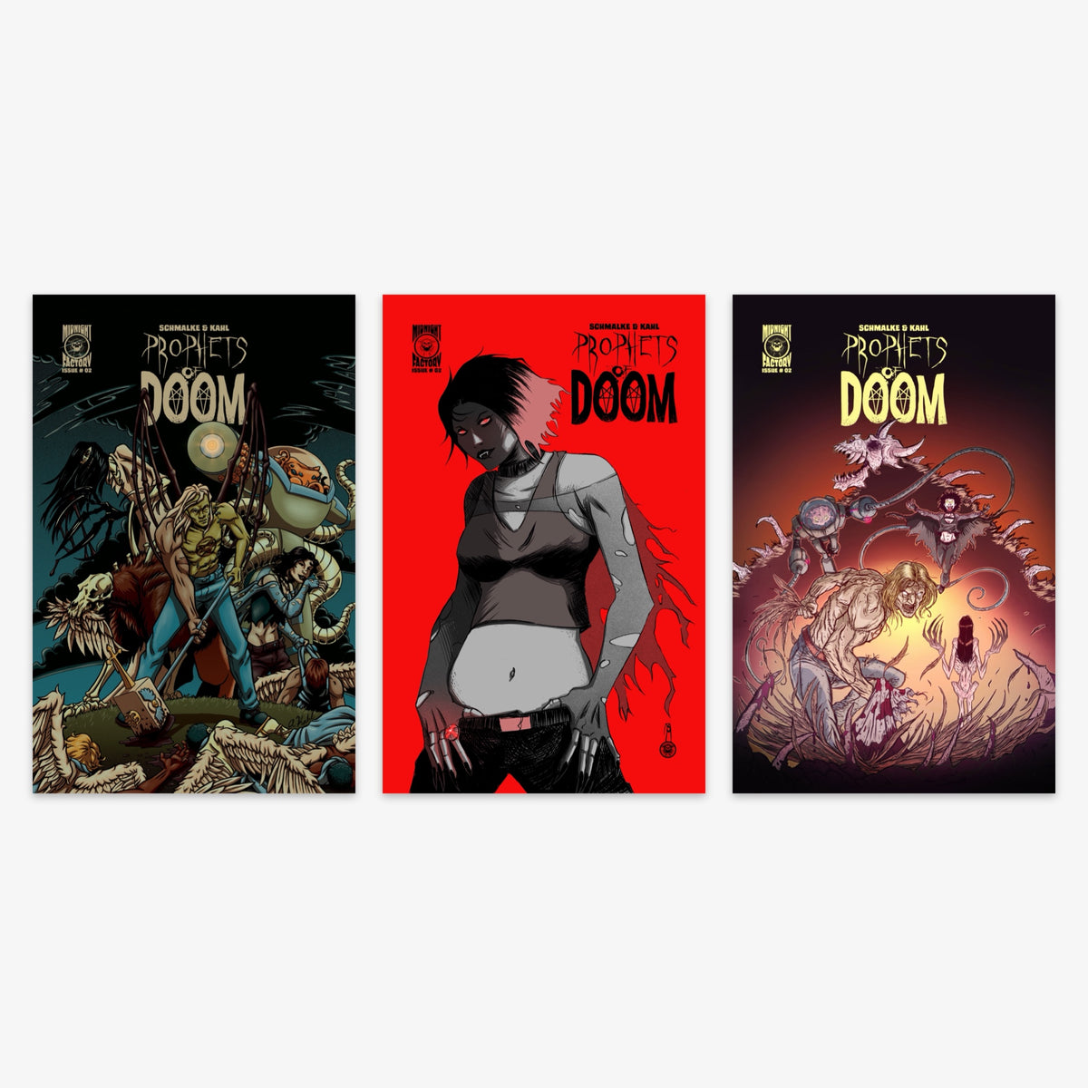 Prophets of Doom #2 (of 4) Bundle – Covers A–C