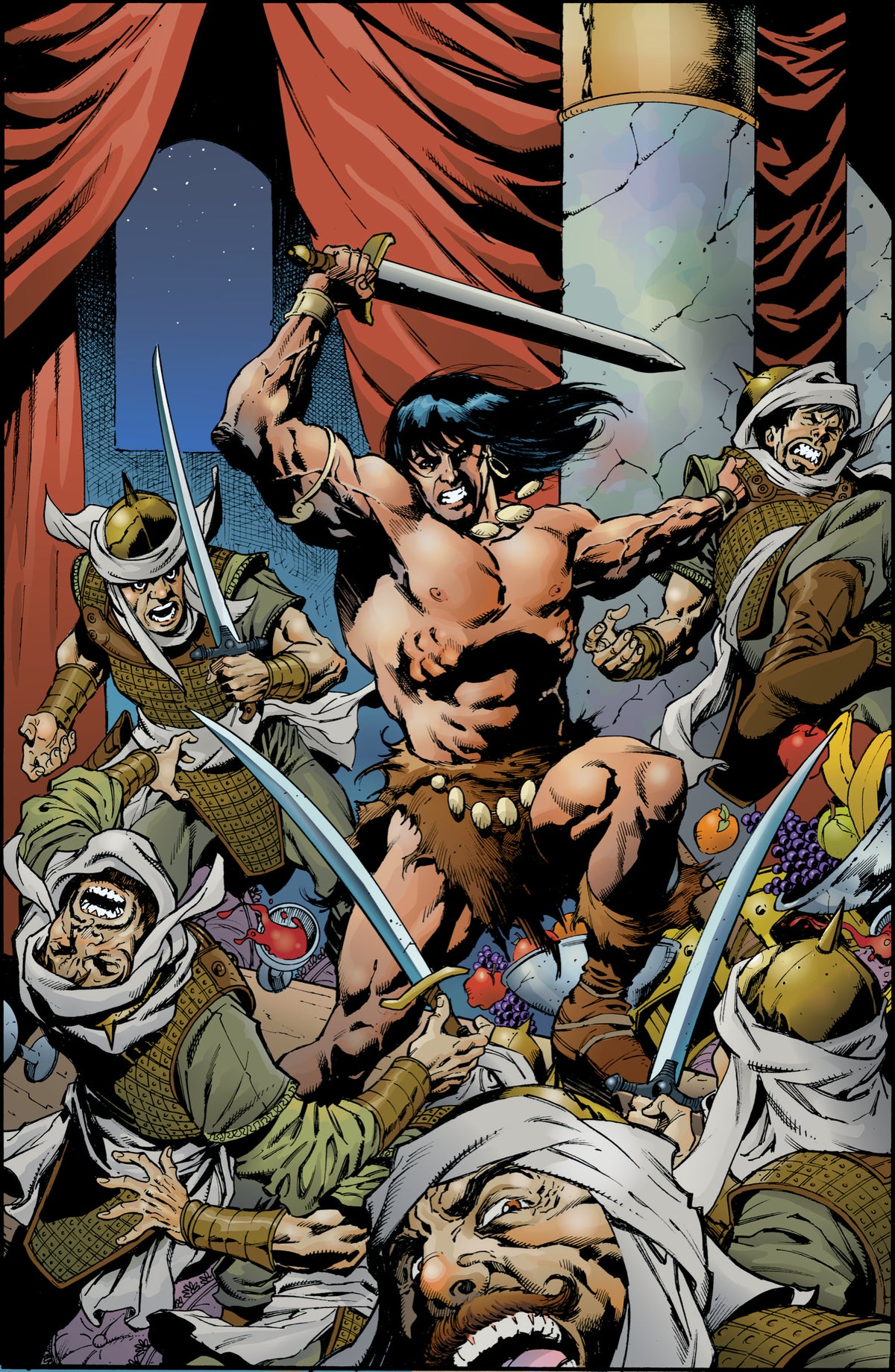 Conan the Barbarian #38 Cover F – Aaron Lopresti Virgin Cardstock Variant