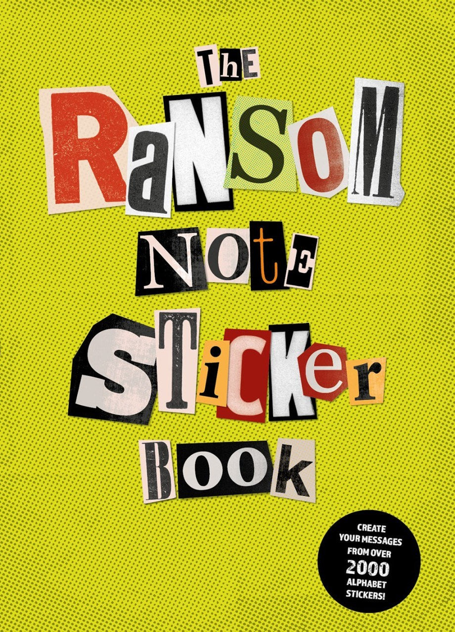 Ransom Note Sticker Book TP Default Title
