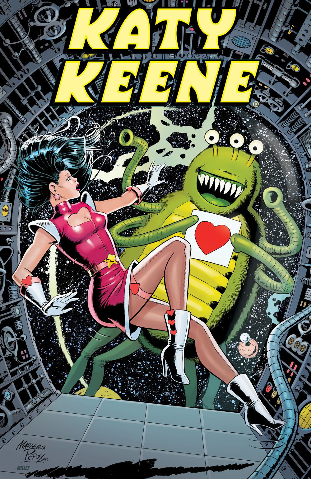 Betty and Veronicas Valentines Spectacular (One Shot) Cover F – Margeaux Pepoy Katy Keene Foil Variant