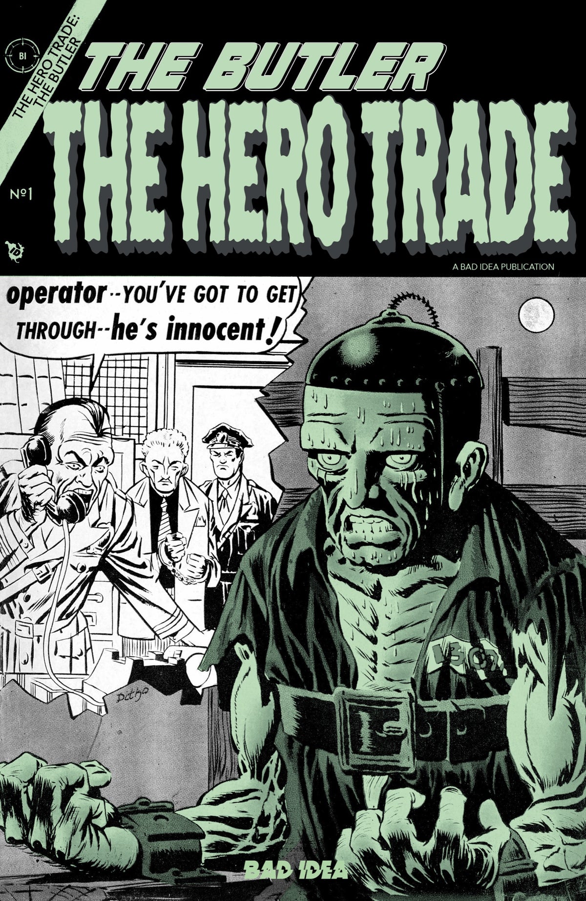 Hero Trade the Butler #1 (ONE SHOT) Cover G – Steve Ditko Glow-in-the-Dark Old Masters