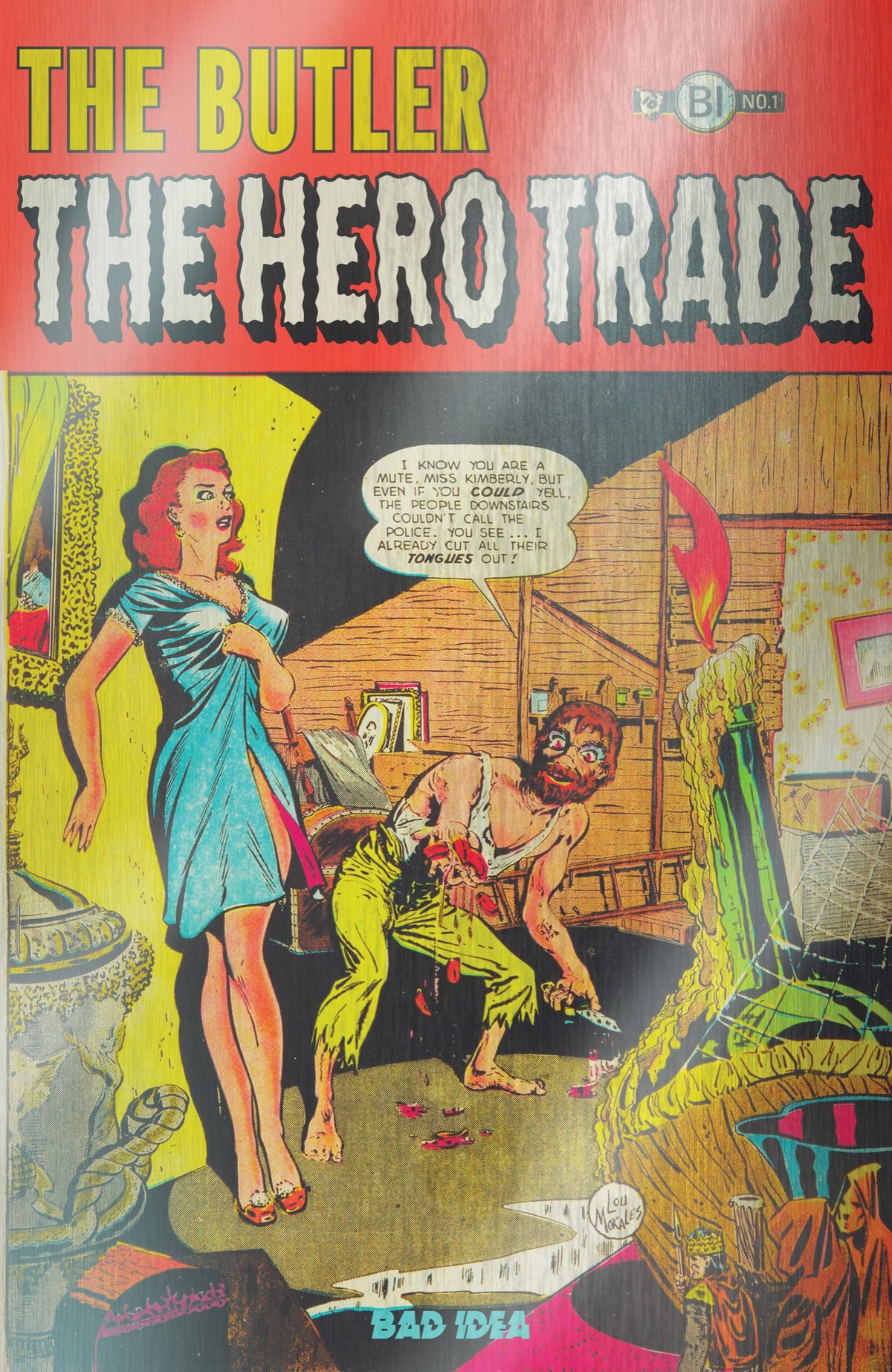 Hero Trade the Butler #1 (ONE SHOT) Cover I – 1:50 Ratio Lou Morales Metal Old Masters