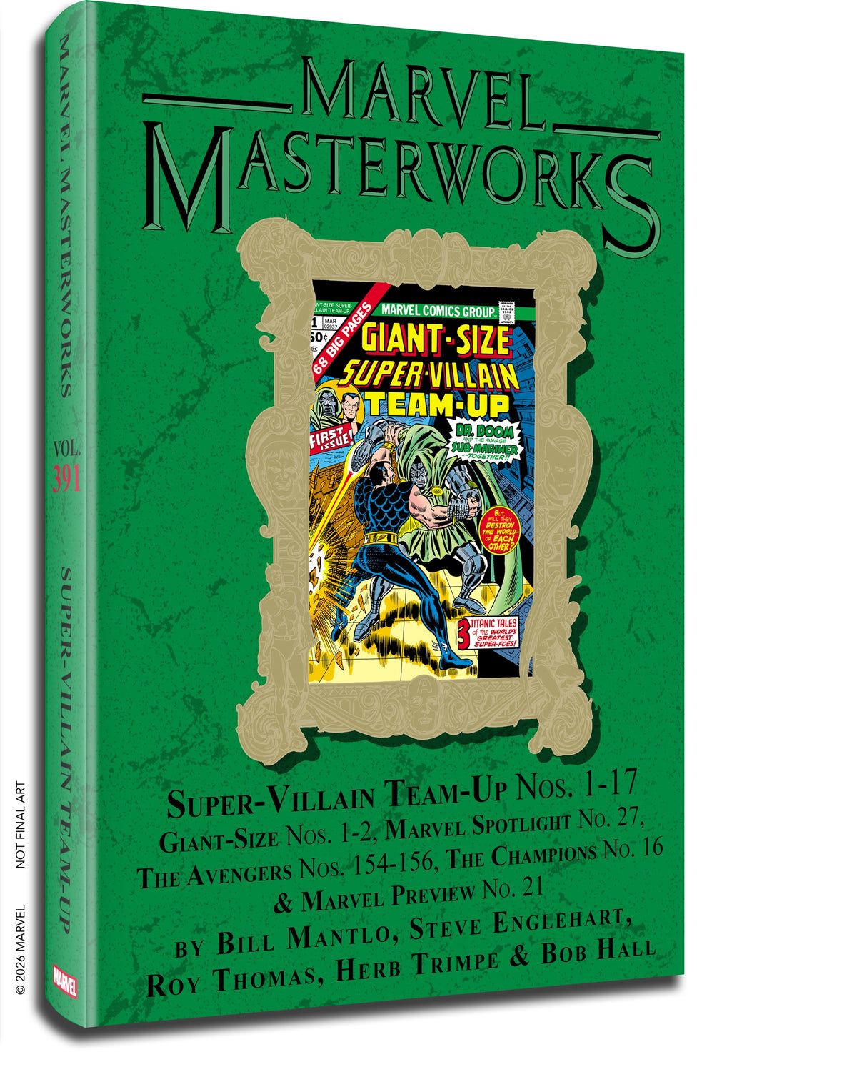 Marvel Masterworks Super-Villain Team-Up HC Vol 01 Ron Wilson DM Ed Default Title