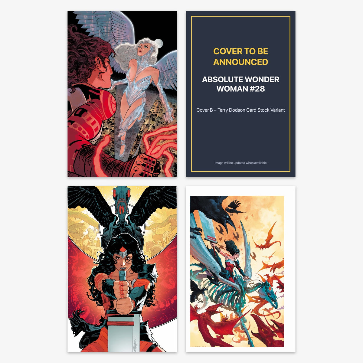 Absolute Wonder Woman #28 Bundle – Covers A–D