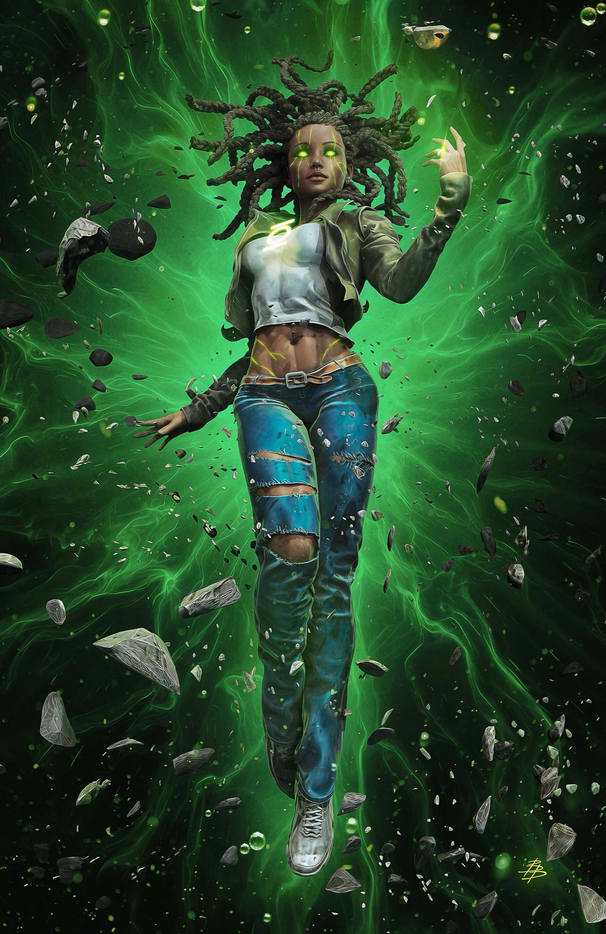 Absolute Green Lantern #22 Cover D – Bjorn Barends Card Stock Variant