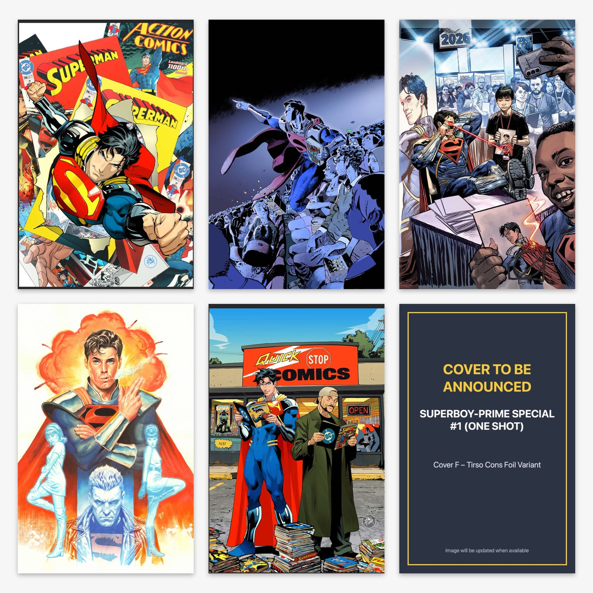 Superboy-Prime Special #1 (ONE SHOT) Bundle – Covers A–F
