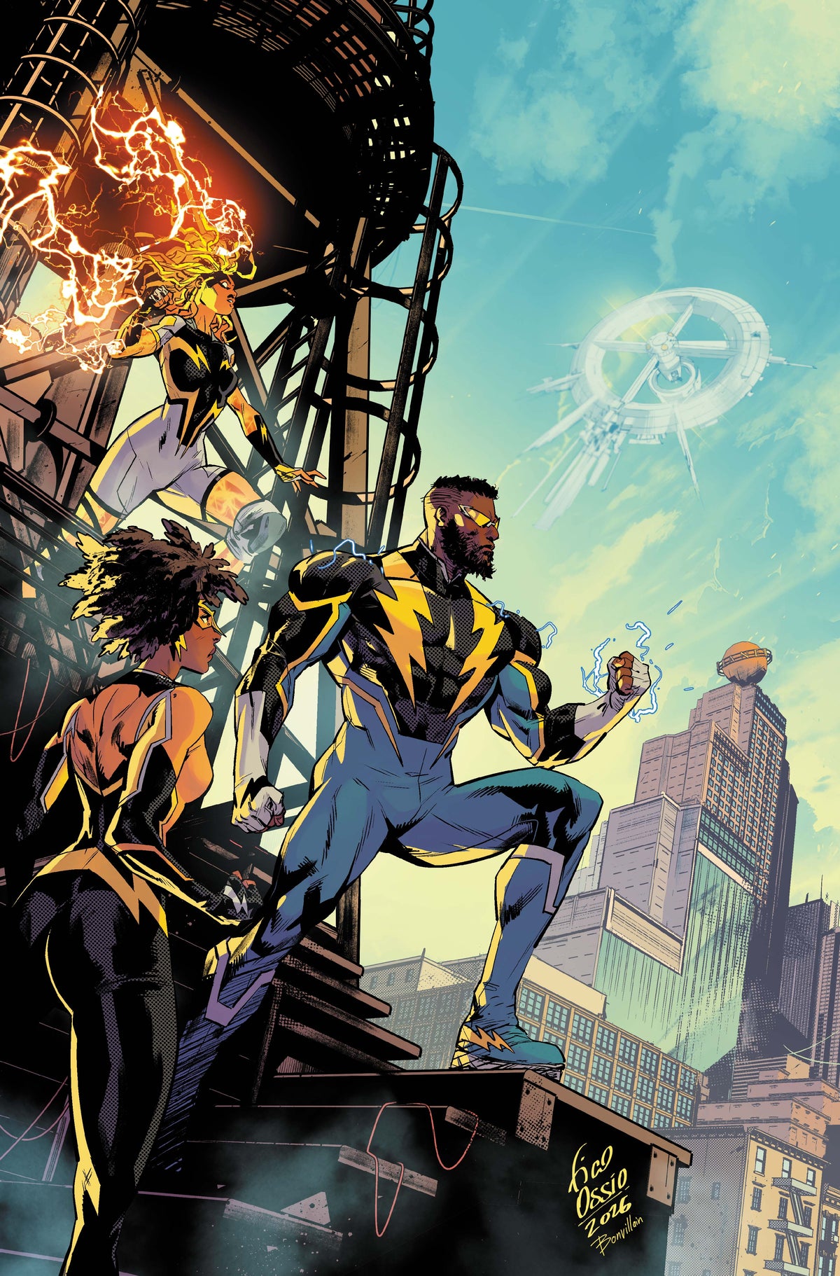 DC Power Black Lightning 50th Anniversary Special #1 (ONE SHOT) Cover B – Fico Ossio Card Stock Variant
