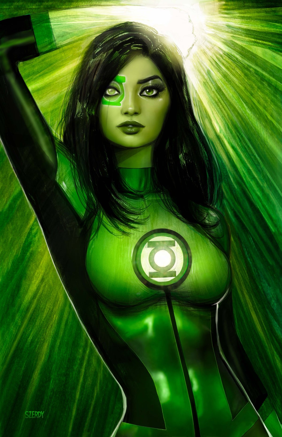 Green Lantern Corps #24 Cover B – Nathan Szerdy Green Lantern First Light