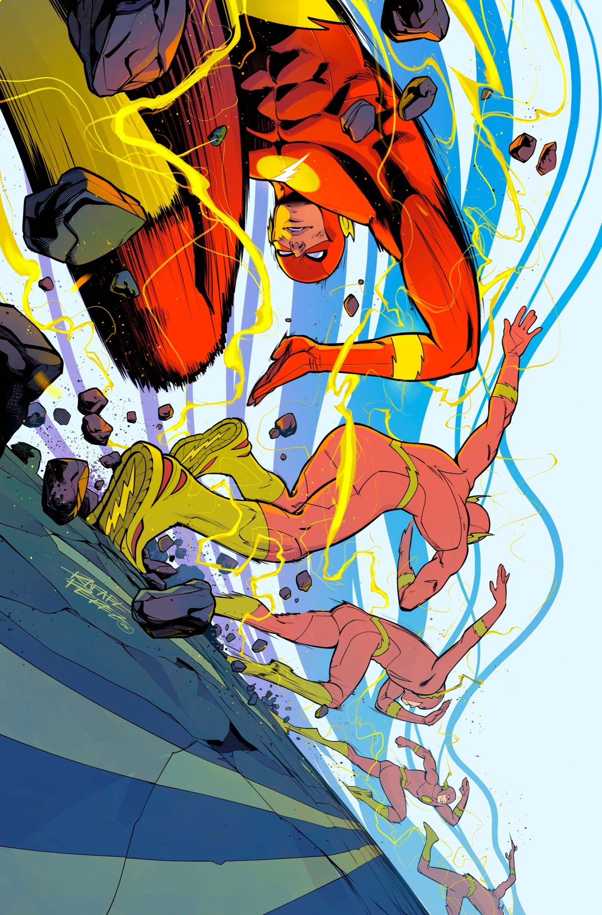 Flash #41 Cover B – Rafael Perez Card Stock Variant