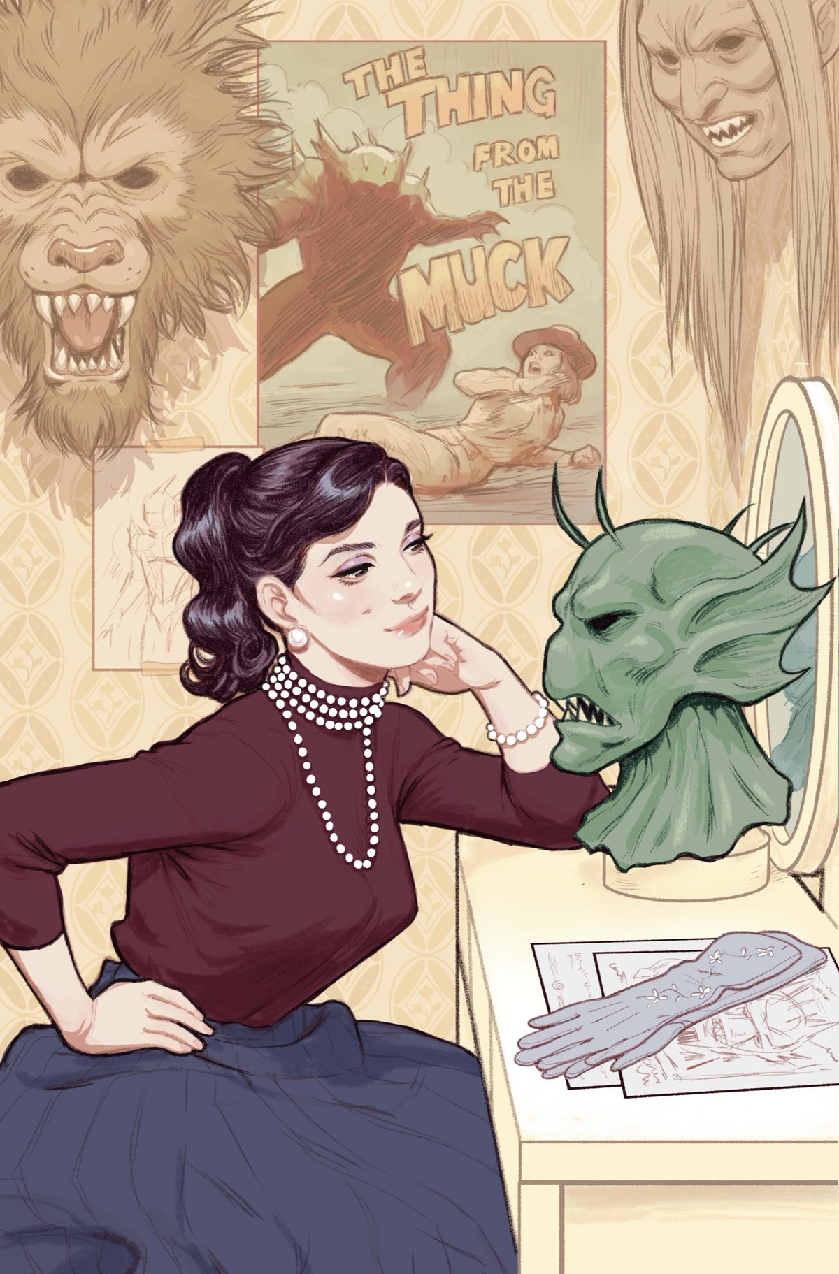 Hide Nor Hair #1 (of 6) Cover C – Jasmine Darnell Card Stock Variant