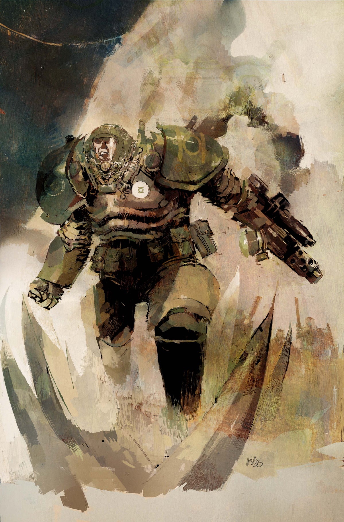 Green Lantern Doomed Cosmos #1 (of 6) Cover D – Ashley Wood Card Stock Variant