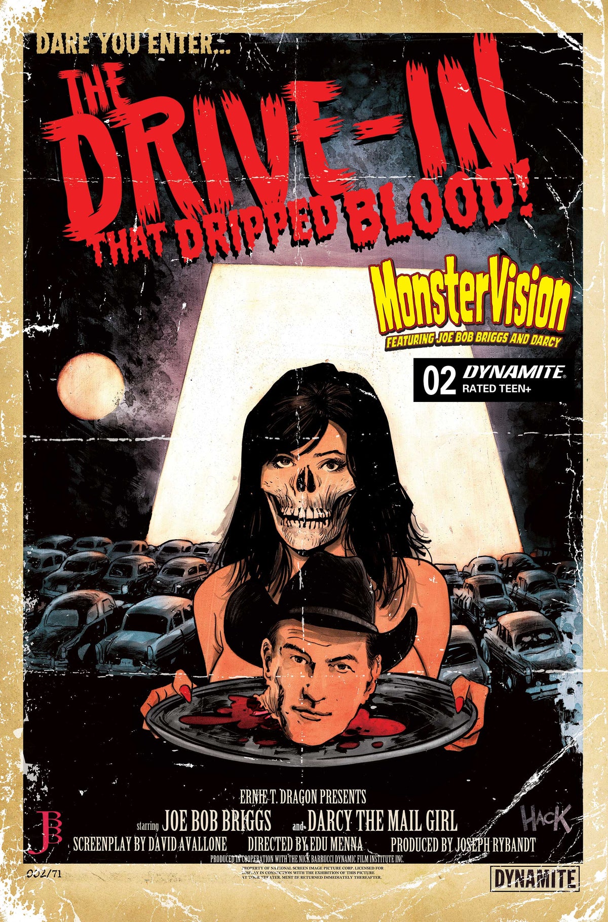 Monstervision Featuring Joe Bob Briggs and Darcy #2 Cover B – Robert Hack Variant