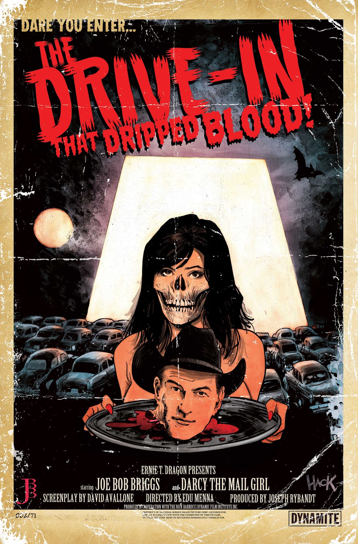 Monstervision Featuring Joe Bob Briggs and Darcy #2 Cover D – Robert Hack Metal Premium Variant