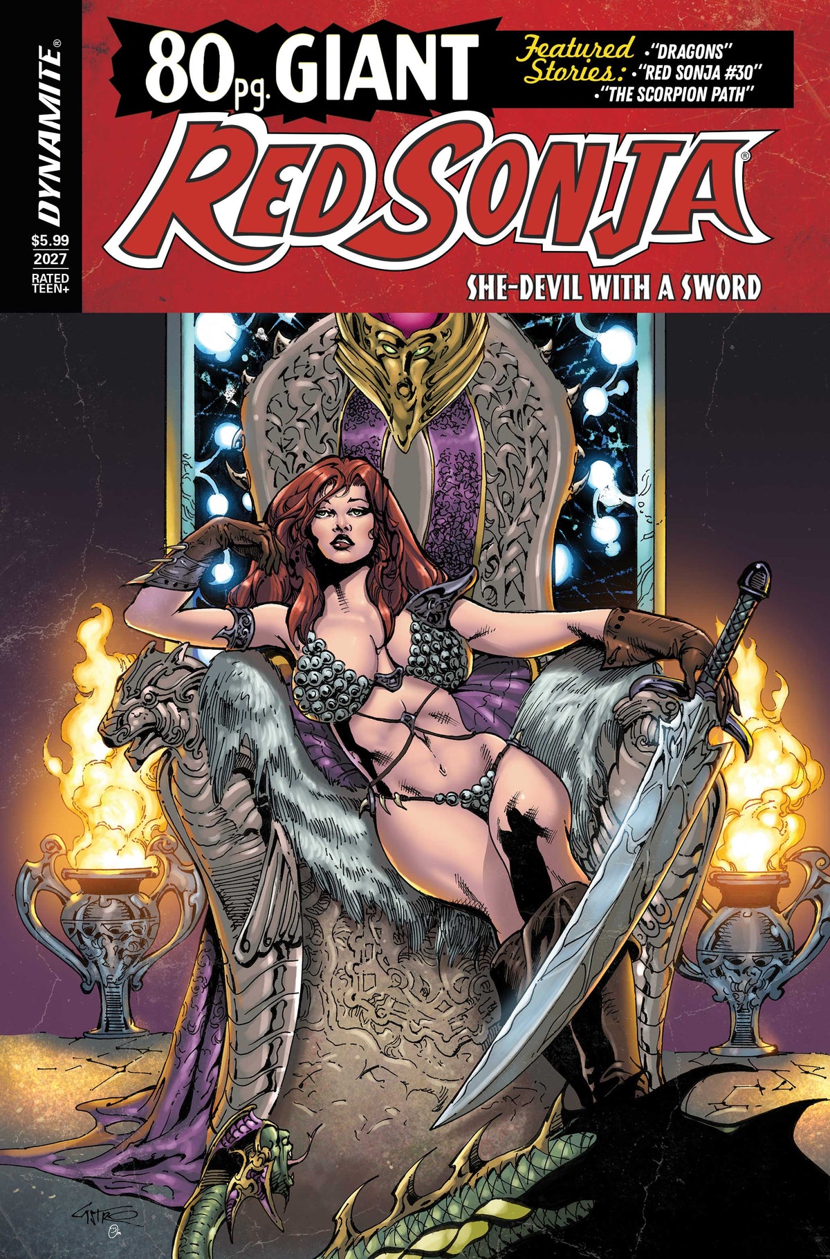 Red Sonja 80 Page Giant #1 (ONE SHOT) Cover A – Roberto Castro
