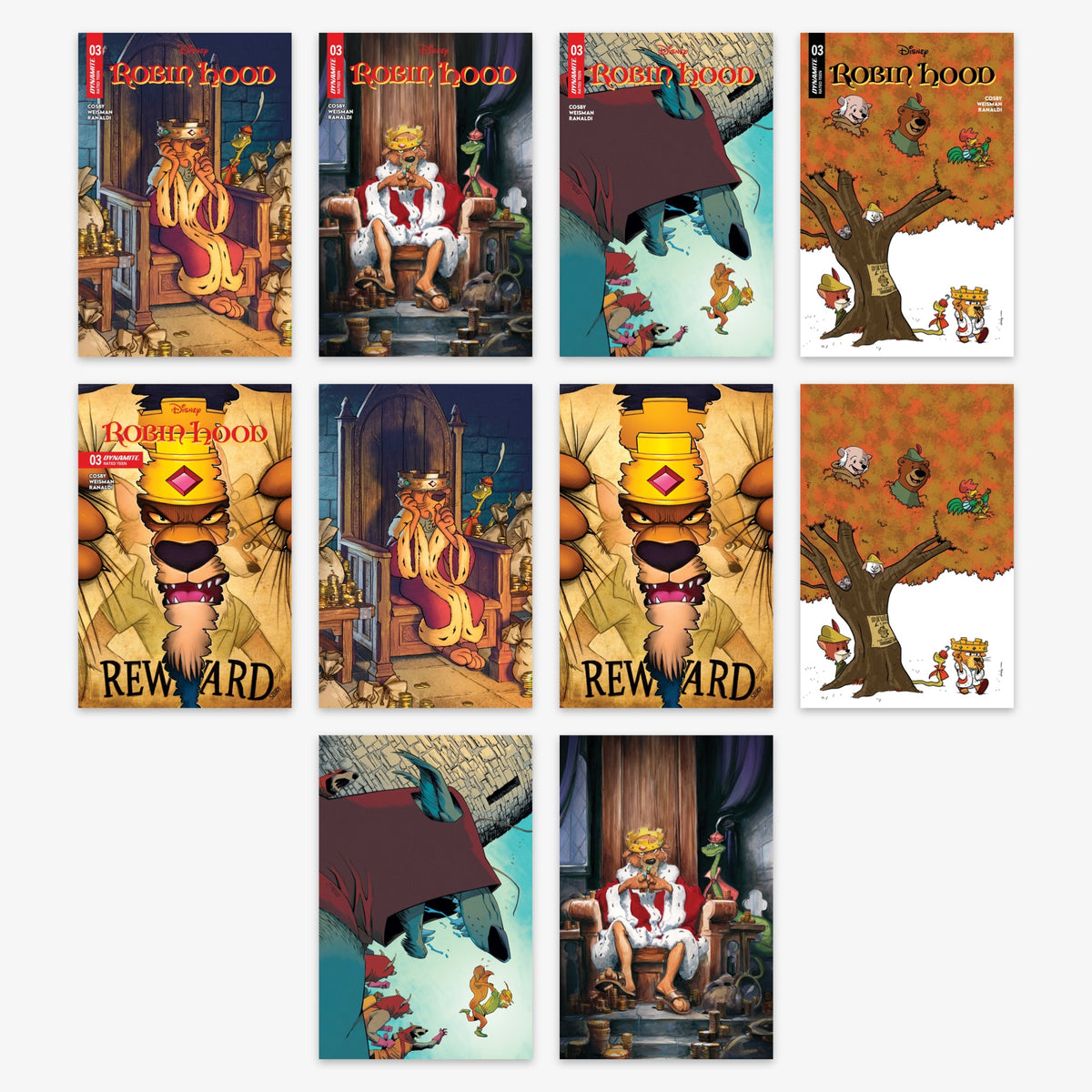 Robin Hood (2026) #3 Bundle – Covers A–J (incl. Ratio Incentives)