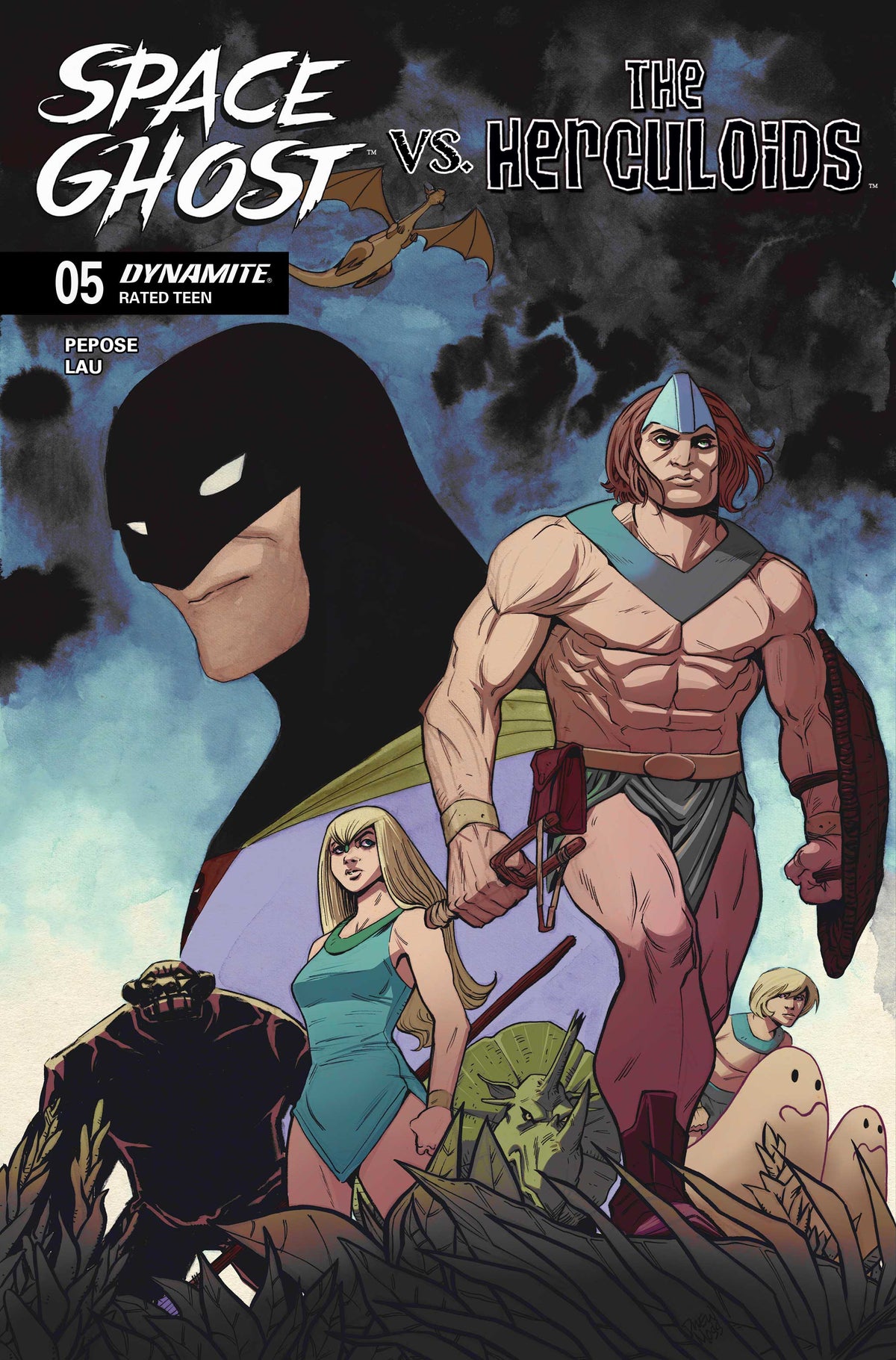 Space Ghost vs the Herculoids #5 Cover B – Drew Moss Variant